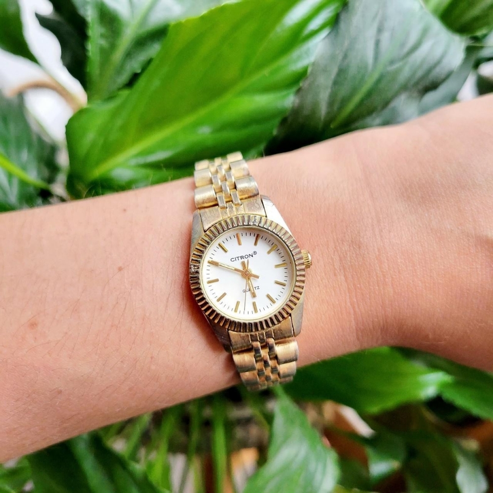 Vintage Citron Quartz Classic Watch